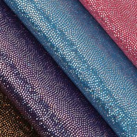 Kain Foil Perak Holografik Metalik Berkilau Glittery 100% Poliester Polos untuk Tas Pakaian Wanita Pernikahan