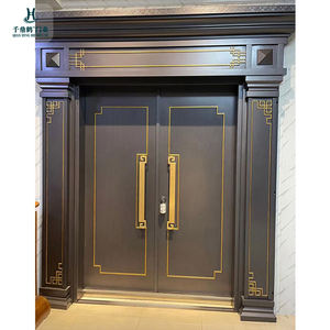 高級クラフトヴィラのためのステンレス鋼ダブルドア入り口ハイエンドレジデンスのためのカスタマイズされた外装ドア - Product Image 6