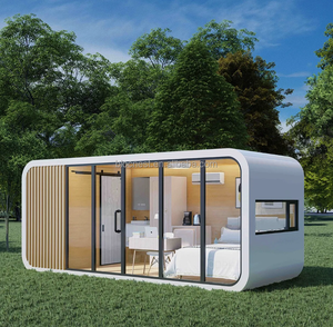 Maison préfabriquée de luxe en forme de capsule, maison modulaire miniature, logements portables pour <span class=keywords><strong>jardin</strong></span> extérieur, complexe hôtelier <span class=keywords><strong>et</strong></span> usage professionnel - Product Image 2