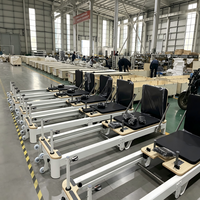 Machine Pilates Reformer pliable en aluminium, équipement professionnel et domestique sur mesure, pour la vente en gros