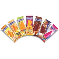 Sac d'emballage en mylar avec logo personnalisé pour biscuits Barre énergétique pour bonbons au chocolat Pochette d'emballage alimentaire comestible scellée au milieu