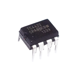 Composant électronique : Pilote de portail haute vitesse MOSFET TC4422CPA 9A DIP-8, puce IC de pilote 9A TC4422 - Product Image 1