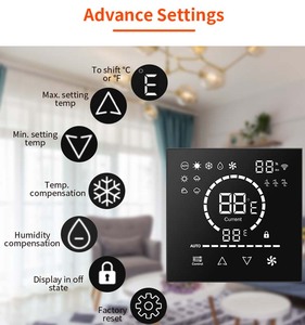 Flexible PVC ABS <b>Mini</b> <b>Split</b> 12Vac Thermostat Smart <b>AC</b> Controller WiFi IR Easy Install Wall-Mounted Rectangle Hospital IR218 Smar - Product Image 3