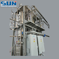 Extraction de concentration et équipement d'évaporation Extracteur de liquide d'évaporateur à film tombant à effet unique
