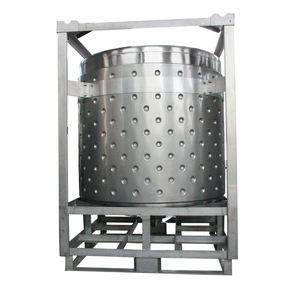تخصيص 800L 1000L فولاذ مقاوم للصدأ قابل للتكديس دائري من IBC للمواد الكيميائية - Product Image 4
