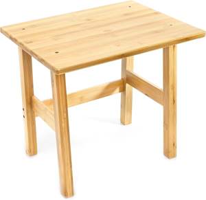 เก้าอี้ไม้ไผ่14นิ้วแบบขั้นตอนเดียวดีไซน์ทันสมัยเก้าอี้อาบน้ำกันลื่นสำหรับห้องน้ำซาวน่าและสปาประกอบง่าย - Product Image 1