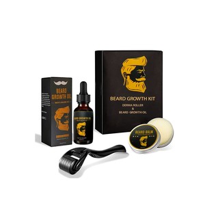 Petit quantité minimale de commande Logo personnalisé Cadeau <span class=keywords><strong>pour</strong></span> homme Ensemble de soins de la <span class=keywords><strong>barbe</strong></span> Rouleau de <span class=keywords><strong>derma</strong></span> Huile à <span class=keywords><strong>barbe</strong></span> naturelle <span class=keywords><strong>pour</strong></span> homme Kit de soins de toilettage avec peigne à <span class=keywords><strong>barbe</strong></span> - Product Image 4