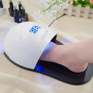48W UV LED Foot Nail <b>Lamp</b> 30 Beads <b>Portable</b> Toe Gel Polish Dryer 2 in 1 Pedicure Curing Light - Product Image 1