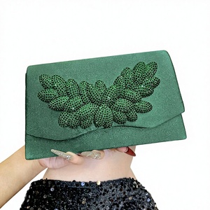 New Style Celebrity Vintage Evening Bag Simple Personalized Fashion Rhinestone <b>Clutch</b> Bag High-end Light Polyester Tanjing - Product Image 1