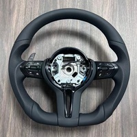 Volant en cuir pour BMW 760 F01 F02 Série 3 328i F30 F20 M550d F11 435i F32 E92 F22 X1 E90 F10 M5 Accessoires de voiture