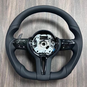 Volant en cuir pour <span class=keywords><strong>BMW</strong></span> 760 F01 F02 Série 3 328i F30 F20 <span class=keywords><strong>M550d</strong></span> F11 435i F32 E92 F22 X1 E90 F10 M5 Accessoires de voiture - Product Image 6