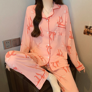 Nuevos pantalones casuales cómodos de manga larga de otoño para <span class=keywords><strong>mujer</strong></span> Premium Sweet <span class=keywords><strong>Homewear</strong></span> - Product Image 2