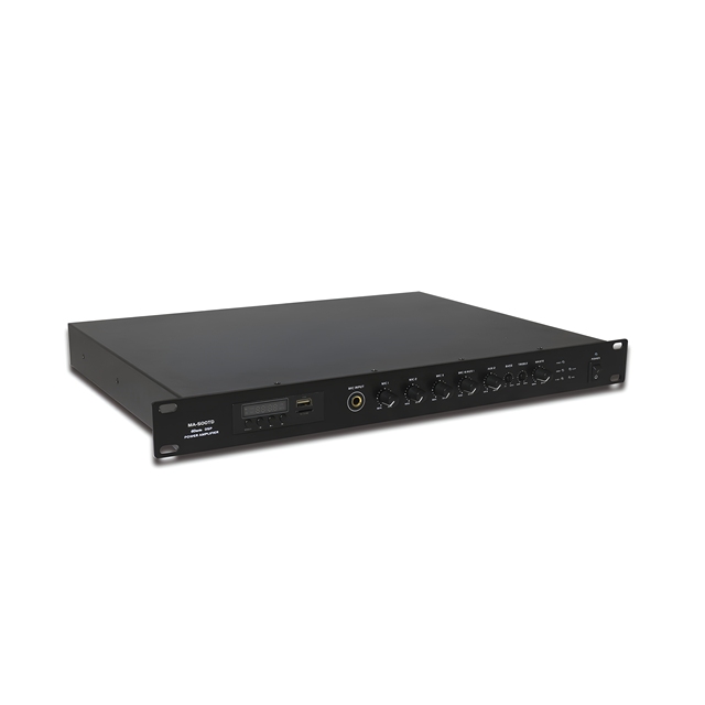 4 Zone Class D Mixer Amplifier with USB MP3 & Bluetooth for Retail Store Restaurant BGM Mixer Amplifier