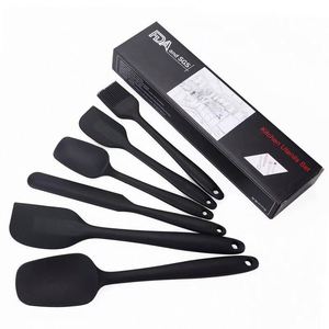 Custom 6Pcs Food Grade Heat-Resistant <b>Silicone</b> Set Utensils Baking Accessories and Tools - Product Image 1