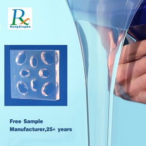 Rifornimento della fabbrica Rtv2 A:B-3481 Silicone trasparente per la colata in resina fai da te stampi artigianali con gomma polimerizzata al platino - Product Image 1