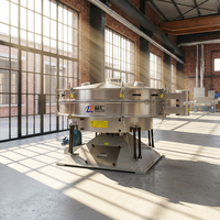 Tamiseur vibrant rotatif haute capacité pour l'industrie de transformation de produits chimiques, sable et amidon