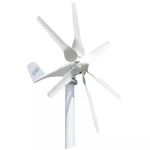 800W 12V 24V Wind Turbine Generator for Home Use Small Wind Generator Kit 6 Nylon Fiber Blade
