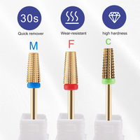 Tête de meulage d'ongles en acier au tungstène durable, conique, ronde et sûre, perceuse à ongles en carbure, polisseuse professionnelle