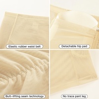 En gros, Shorty sculptant à haute compression, effet rehausseur de fesses, pour des cuisses plus volumineuses, avec rembourrage de taille et short de sécurité anti-transparence
