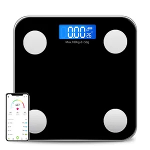 BL-2606 china fabricante fornecedores smart azul dente lcd 100 kg peso de pesagem elétrica oem digital balança de gordura corporal