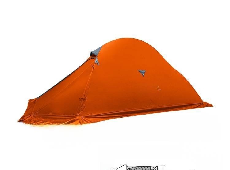 Naranja, poliéster 210T, faldón para nieve