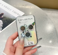 Protection d'objectif photo en métal diamanté, compatible avec iPhone 18, 17, 16 Pro Max, 15, 14, 12, 13 Pro Plus – Meilleure vente