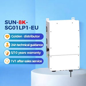 High Efficiency for 8 KW Hybrid Inverter SUN-8K-SG01LP1-EU with Single Output IP65 Low Voltage <b>48V</b> <b>Battery</b> Connected - Product Image 1