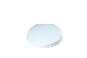 Siège de toilette ovale classique blanc avec surface facile à nettoyer et patins en caoutchouc antidérapants, conçu pour s'adapter à la plupart des toilettes standard rapidement. - Product Image 5