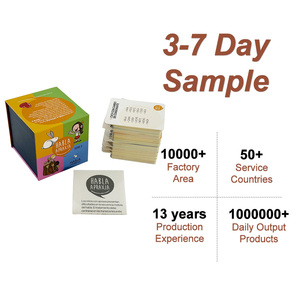 Cartes mémoire éducatives pour enfants, écologiques, personnalisées, à base d'encre végétale, sans danger pour les morsures, non toxiques, résistantes à l'usure, jeu de cartes mémoire éducatif - Product Image 1