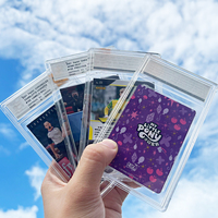 Boîtier en acrylique transparent scellé par ultrasons pour cartes gradées, protection de qualité collectionneur, assemblage facile, présentoir sportif