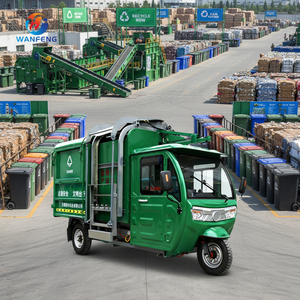 <span class=keywords><strong>Camion</strong></span> à ordures à benne latérale fermée de conception nouvelle, tricycle électrique de sanitation pour station d'élimination des déchets - Product Image 5
