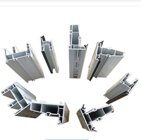 Extrusion de PVC UPVC blanc/CUS étanche porte et fenêtre fabricants de profilés en plastique