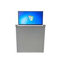 Equipo de Pantalla de Monitor Elevable Oculto de Aluminio con Diseño Minimalista, Eléctrico, para Conferencias sin Papel en Oficina con Función de Votación