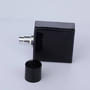 Fabricante 50ml 100mL botella de perfume de vidrio botella de vidrio de canal de perfume azul con tapa magnética negra para hombres - Product Image 2