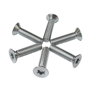 สกรูหัวแบน M8 20 มม. รุ่น 10407F051 ผลิตจากเหล็ก Homn Reen C1022 ชุบสังกะสี CR3+ รุ่น 10407F051 - Product Image 1