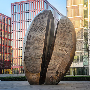 Sculpture de café en fibre de verre de grande taille pour la décoration de centre commercial extérieur, très demandée et à prix avantageux - Product Image 5