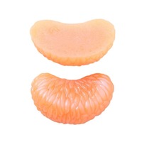 Tranches de citron et de pastèque artificielles en résine, décorations de cerises, design Art Déco réaliste, pour mariage, été, usage extérieur