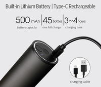 Ouvre-bouteille électrique innovant rechargeable pour la cuisine, gadget électronique haut de gamme à un bouton