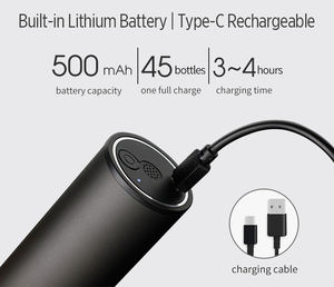 Gadgets électroniques de cuisine innovants rechargeables les plus récents Ouvre-<span class=keywords><strong>vin</strong></span> électrique de qualité supérieure à un bouton - Product Image 4