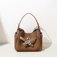 Sac seau pour femme en cuir véritable, tendance 2027, haut de gamme, polyvalent et élégant, personnalisable ODM OEM