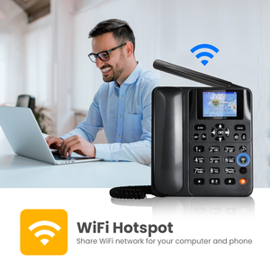 Téléphone sans fil 4G LTE WiFi double SIM avec lecteur MP3 FM, modification IMEI et <span class=keywords><strong>antenne</strong></span> TNC détachable – Meilleures ventes - Product Image 2