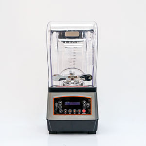 Blender komersial abu-abu profesional 1,8 l plastik daya listrik kedap suara variabel kecepatan untuk mobil kopi tangan operasi Jerman - Product Image 3