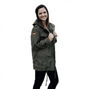 Veste d'hiver pour femme personnalisée, parka à capuche en fourrure, manteau matelassé épais, vêtements d'extérieur décontractés, vêtements d'hiver pour femmes - Product Image 1
