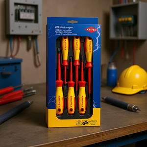 Knipex Vde <b>Screwdriver</b> <b>Set</b> 6 Pieces Insulated 1000V Electrical Tools - Product Image 2