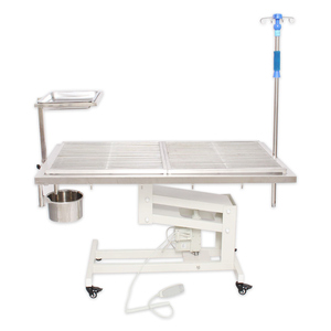 Prezzo all'ingrosso per la vendita elettrico pieghevole di sollevamento Pet tavolo operatorio in acciaio inox cane e gatto chirurgico dissezione tavolo - Product Image 2
