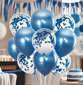 Juego metálicos de globos de látex redondos personalizables EXPOON al por mayor con lentejuelas para decoración de fiesta de boda
