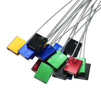 Sello de Seguridad YC-S013 de Alambre de Acero y Aleación de Aluminio Resistente a la Corrosión, Longitud Personalizable, Alta Tensión, a Prueba de Manipulaciones, para Efectivo Bancario