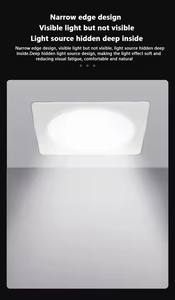 天井パネルランプLEDライト110VAC 220VACホームホテルインテリア照明スクエアフラッシュマウント - Product Image 6