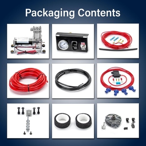 फिएट डनैटो के लिए 8 इंच बेल्ट कंप्रेसर दबाव गेज के साथ दो-तरफा एयर मैनेजमेंट एयर सस्पेंशन - Product Image 2