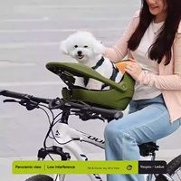 Panier de vélo pour animaux de compagnie PETAOK YU-01 pour chats et chiens, matériau HDPE pliable écologique, capacité jusqu'à 6,5 kg avec support robuste